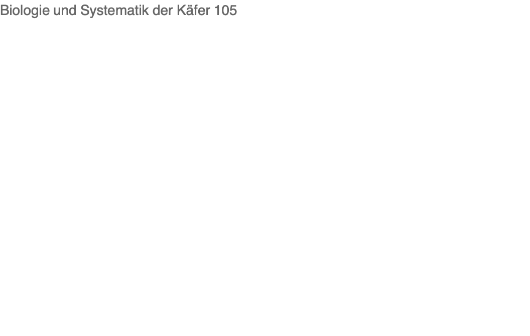 Biologie und Systematik der Käfer 105