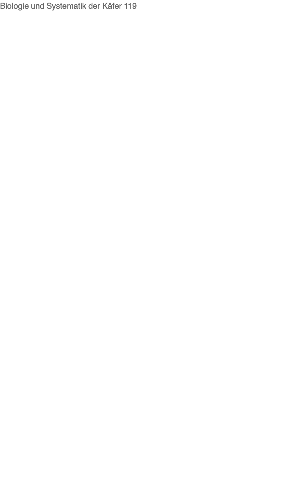 Biologie und Systematik der Käfer 119